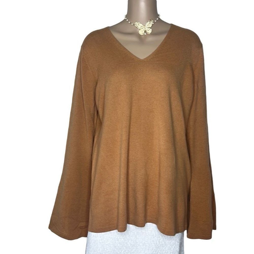 NWT Wolford 52917 Cashmere A Shape Top Long Sleeves L Lion - Picture 7 of 15